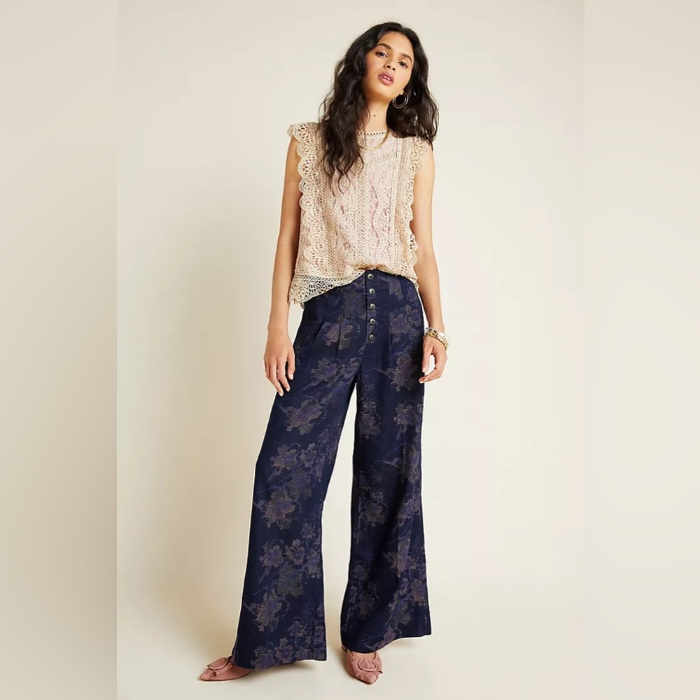 Anthropologie Pilcro Ultra High-Rise Wide-Leg Jeans